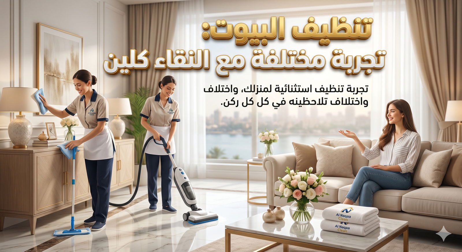 تنظيف البيوت