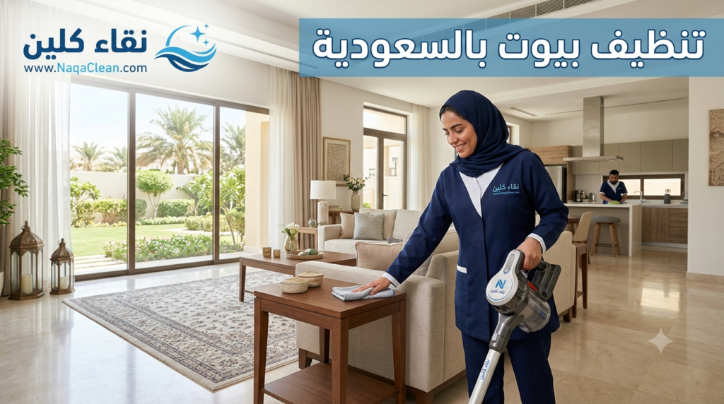 تنظيف بيوت بالسعودية | خدمات احترافية للحفاظ على منزل نظيف وصحي