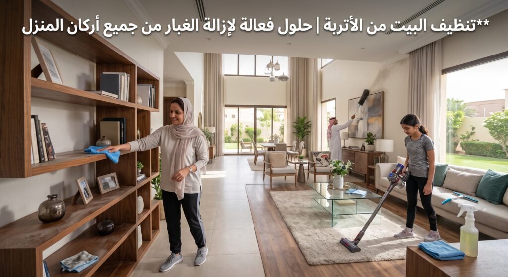 تنظيف البيت من الأتربة